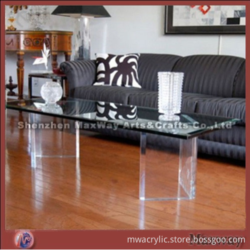 Acrylic transparent furniture table suit for parlour